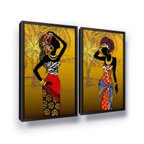 Quadros Decorativos Mulher Africana Com Moldura Grande Quadros Decorativos Mulher Africana Com Moldura Grande
