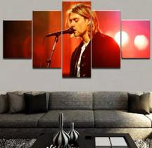 Quadros Decorativos Nirvana Kurt Cobain Idolo Rock"