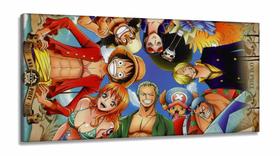 Quadros Decorativos One Piece em Tecido Canvas 130x60 Sala