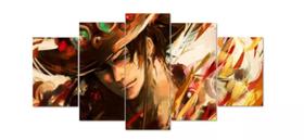 Quadros Decorativos One Piece Portgas D. Ace Fogo" Quadros Decorativos One Piece Portgas D. Ace Fogo"