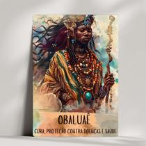 Quadros Decorativos Orixás Cultura Afro Brasileira / Cortados e Impressos a Laser / 14x20cm / Escolha o seu Quadros Decorativos Orixás Cultura Afro Brasileira / Cortados e Impressos a Laser / 14x20cm / Escolha o seu