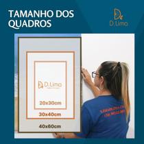 Quadros Decorativos PAI, FILHO e ESPÍRITO SANTO Leão Cordeiro e Pomba Sala Escritório Quarto Ambiente Moderno PMG