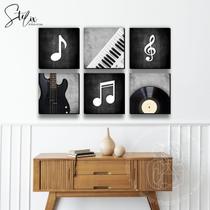 Quadros Decorativos para Músicos Instrumentos Musicais e Notas Musicais Quadros Decorativos para Músicos Instrumentos Musicais e Notas Musicais