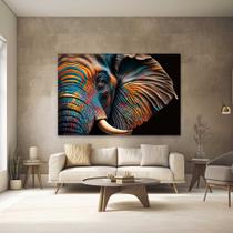 Quadros Decorativos para Quarto Sala Elefante Indiano Foco Grande Escritório Hall