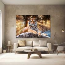 Quadros Decorativos para Quarto Sala Tigre Deitado Grande Escritório Hall Tamanho:40x60 Quadros Decorativos para Quarto Sala Tigre Deitado Grande Escritório Hall Tamanho:40x60