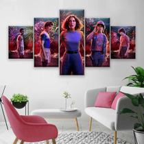 Quadros Decorativos Para Sala 5 Peças Stranger Things