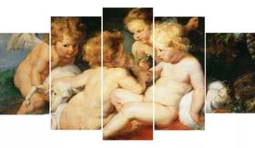Quadros Decorativos Pintura Anjos Religião"