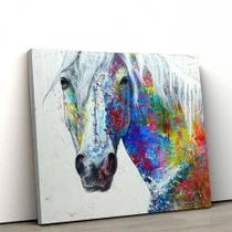 Quadros Decorativos PVC cavalo colcorido 100 x 100 cm Quadros Decorativos PVC cavalo colcorido 100 x 100 cm
