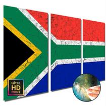 Quadros Decorativos Sala Bandeira da África do Sul 1 - Wallkids