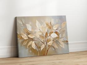 Quadros Decorativos Sala Flores Secas Minimalista 130x90 Linha Premium IMpresso nas Laterais Quadros Decorativos Sala Flores Secas Minimalista 130x90 Linha Premium IMpresso nas Laterais