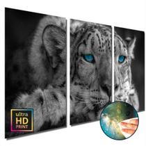 Quadros decorativos sala quarto Animal Leopardo N1