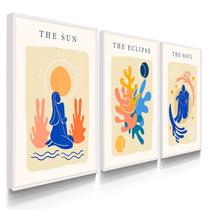 Quadros Decorativos Sala Sol Eclipse Alma Soul Quadros Decorativos Sala Sol Eclipse Alma Soul