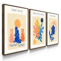 Quadros Decorativos Sala Sol Eclipse Alma Soul Quadros Decorativos Sala Sol Eclipse Alma Soul