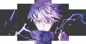 Quadros Decorativos Satoru Gojo Mangá Raio"