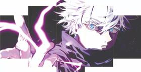 Quadros Decorativos Satoru Gojo Olhos Azuis"