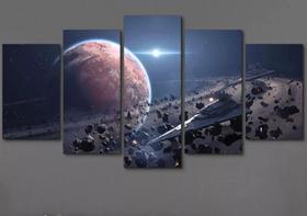 Quadros Decorativos Star Wars Space Battle"