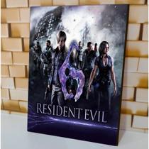 Quadros Decorativos Tema Resident Evil Colection 20x30cm