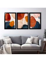 Quadros Decorativos Trio Geométrico Minimalista Quarto Sala Moderno Quadros Decorativos Trio Geométrico Minimalista Quarto Sala Moderno