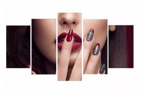 quadros decorativos Unhas Pintadas Manicure"