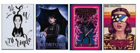 Quadros Decorativos Wandinha, STRANGER THINGS-D