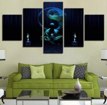 quadros decorativos Yin Yang Arte Marciais"