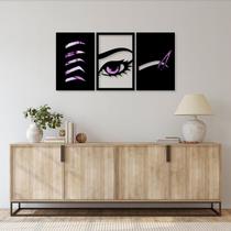 Quadros Designer de Sobrancelhas Roxo