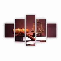 Quadros Direito Advocacia Balança da Justiça 110x65 NE18C5P