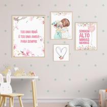 Quadros infantil quarto irmãs - cm00001 Quadros infantil quarto irmãs - cm00001