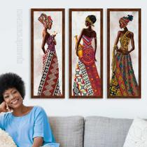 Quadros Mulheres AFRICANAS - Trio 4 - Quadro Novo