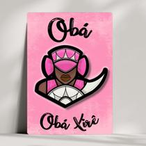 Quadros Orixás com suas Saudações Cortados e Impressos a Laser, Já com fita adesiva para pendurar. EXCLUSIVO