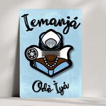 Quadros Orixás com suas Saudações Cortados e Impressos a Laser, Já com fita adesiva para pendurar. EXCLUSIVO