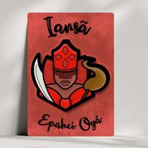 Quadros Orixás com suas Saudações Cortados e Impressos a Laser, Já com fita adesiva para pendurar. EXCLUSIVO