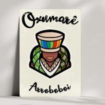 Quadros Orixás com suas Saudações Cortados e Impressos a Laser, Já com fita adesiva para pendurar. EXCLUSIVO