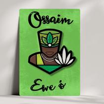 Quadros Orixás com suas Saudações Cortados e Impressos a Laser, Já com fita adesiva para pendurar. EXCLUSIVO