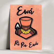 Quadros Orixás com suas Saudações Cortados e Impressos a Laser, Já com fita adesiva para pendurar. EXCLUSIVO