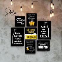 Quadros para Bar Cerveja e Cachaça Área Gourmet Quadros para Bar Cerveja e Cachaça Área Gourmet