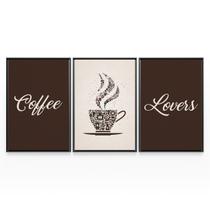 Quadros Para Cozinha Área Gourmet Café Coffee Lovers Cafeteria - Bimper