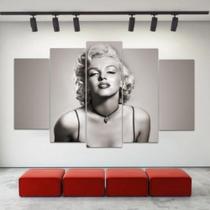 Quadros Para Sala 5 Peças marilyn monroe"