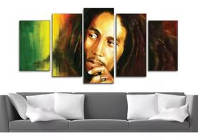 Quadros Para Sala Bob Marley Pintura Música Reggae" Quadros Para Sala Bob Marley Pintura Música Reggae"