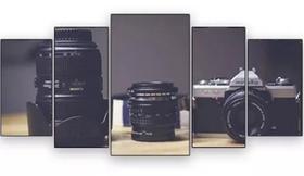 Quadros Para Sala Camera E Lentes Fotos "