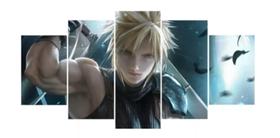 Quadros Para Sala Final Fantasy Vii 7 Remake Game Cloud Strife"