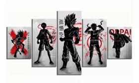Quadros Para Sala Goku One Punch Luffy Naruto " Quadros Para Sala Goku One Punch Luffy Naruto "