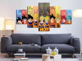 Quadros Para Sala Mosaico Dragon Ball Z Goku Anime"