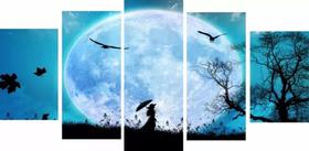 Quadros Para Sala Mulher Lua Cheia Noite" Quadros Para Sala Mulher Lua Cheia Noite"