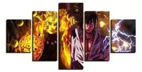 Quadros Para Sala Naruto Saske Sasuke "