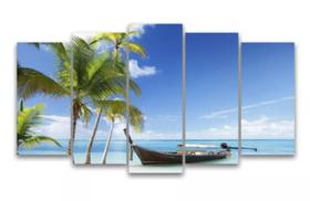 Quadros Para Sala Praia E Canoa" Quadros Para Sala Praia E Canoa"