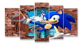 Quadros Para Sala Sonic"