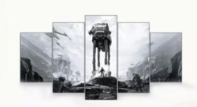 Quadros Para Sala Star Wars Robô Gigante "