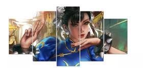 Quadros Para Sala Street Fighter Chun-li Kawaii" Quadros Para Sala Street Fighter Chun-li Kawaii"