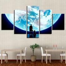 Quadros Para Sala Super Lua Azul " Quadros Para Sala Super Lua Azul "
